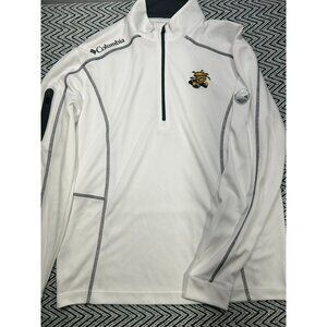 Columbia Golf Wichita State Shockers White 1/4 Zip Pullover M Polyester Men's